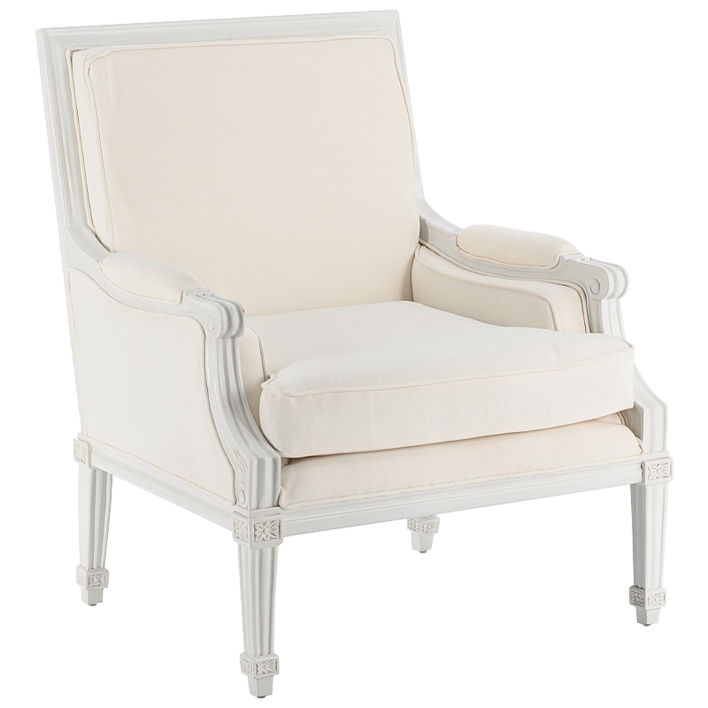 Кресло French Provence Armchair Ferrand ivory Белый ivory ( слоновая кость ) Кресло French Provence Armchair Ferrand ivory Белый ivory ( слоновая кость ) в Липецке | Loft Concept