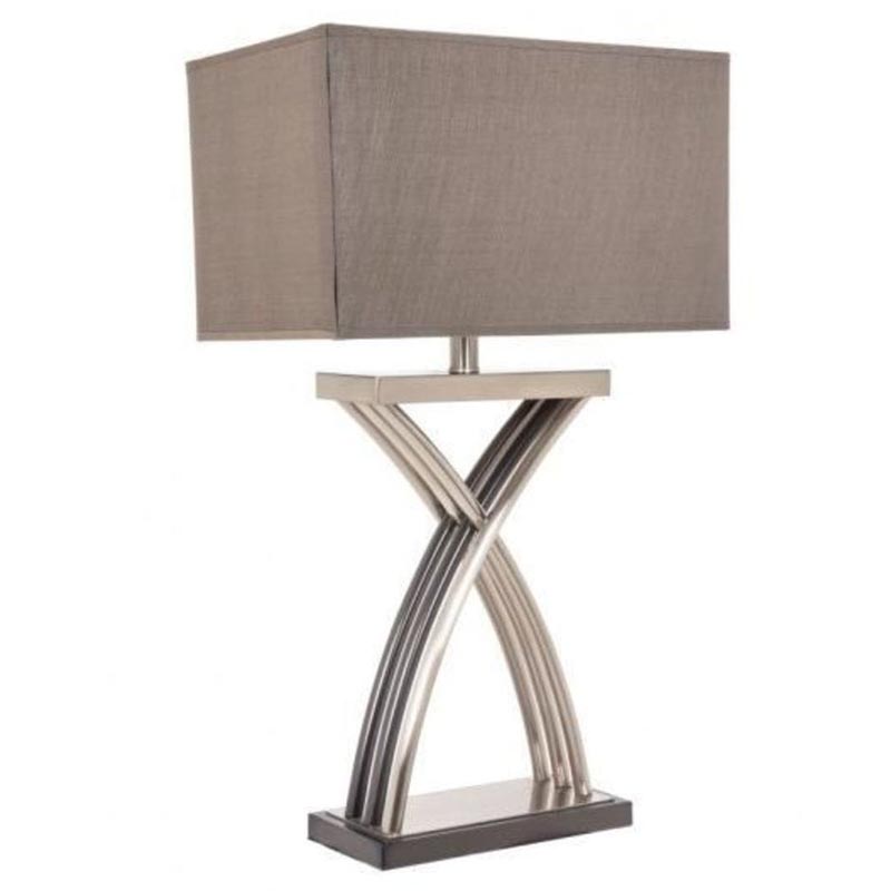 Настольная лампа Harriet Table Lamp Серебряный Настольная лампа Harriet Table Lamp Серебряный в Липецке | Loft Concept