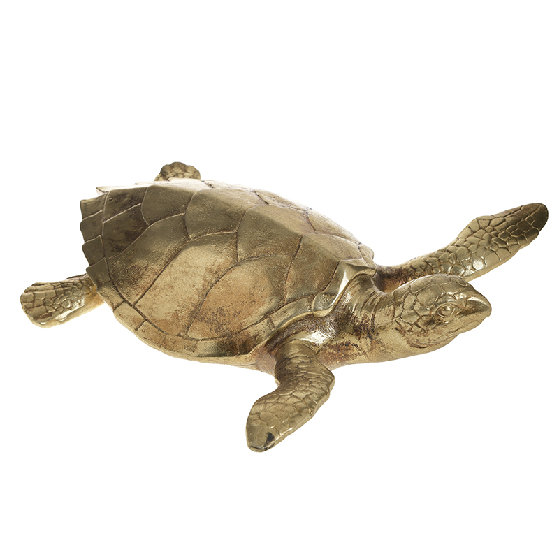 Статуэтка Sea Golden Turtle Золотой Статуэтка Sea Golden Turtle Золотой в Липецке | Loft Concept