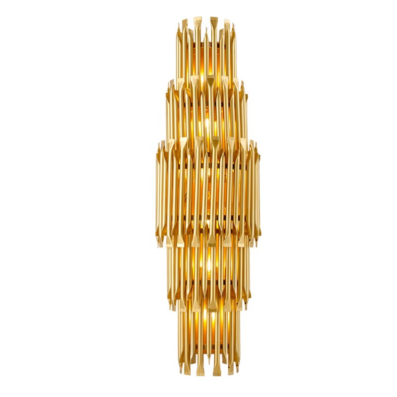 Бра MATHENY V WALL LAMP by DELIGHTFULL Gold Глянцевое золото матовое золото Бра MATHENY V WALL LAMP by DELIGHTFULL Gold Глянцевое золото матовое золото в Липецке | Loft Concept