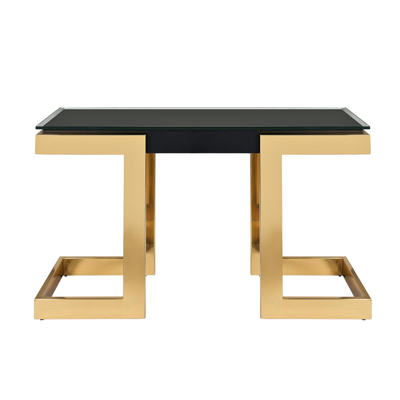 Консоль Sorrento Console Черный Золотой Консоль Sorrento Console Черный Золотой в Липецке | Loft Concept
