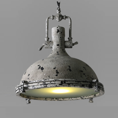 Светильник Gray Industrial Pendant Light Postapokalipsis Светильник Gray Industrial Pendant Light Postapokalipsis в Липецке | Loft Concept
