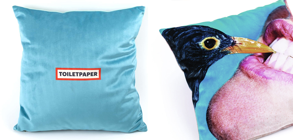 Подушка Seletti Cushion Crow Design Toiletpaper Подушка Seletti Cushion Crow Design Toiletpaper - Loft-Concept в Липецке