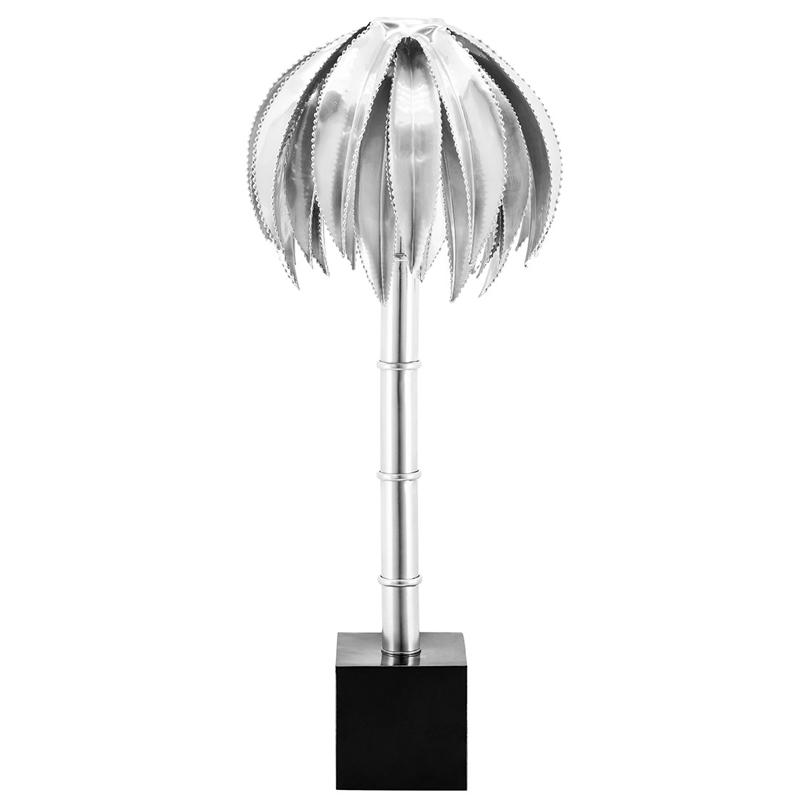 Настольная лампа TABLE LAMP PALMERY Silver Серебряный Настольная лампа TABLE LAMP PALMERY Silver Серебряный в Липецке | Loft Concept
