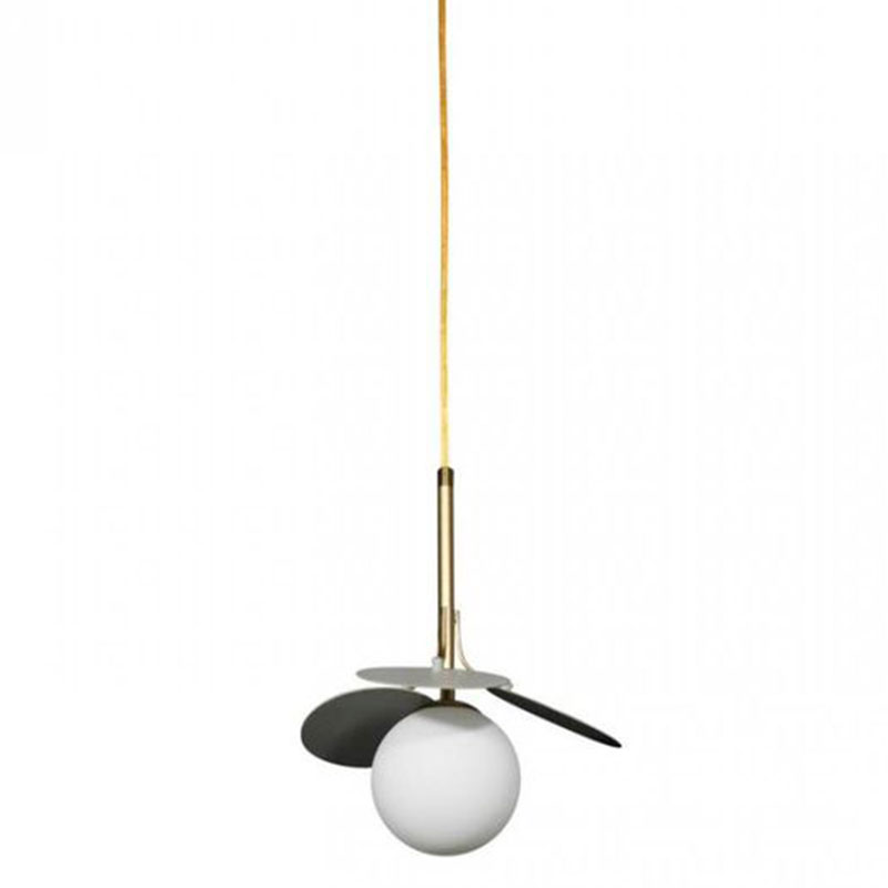 Подвесной светильник MATISSE Pendant One Grey Серый Золотой Белый Подвесной светильник MATISSE Pendant One Grey Серый Золотой Белый в Липецке | Loft Concept