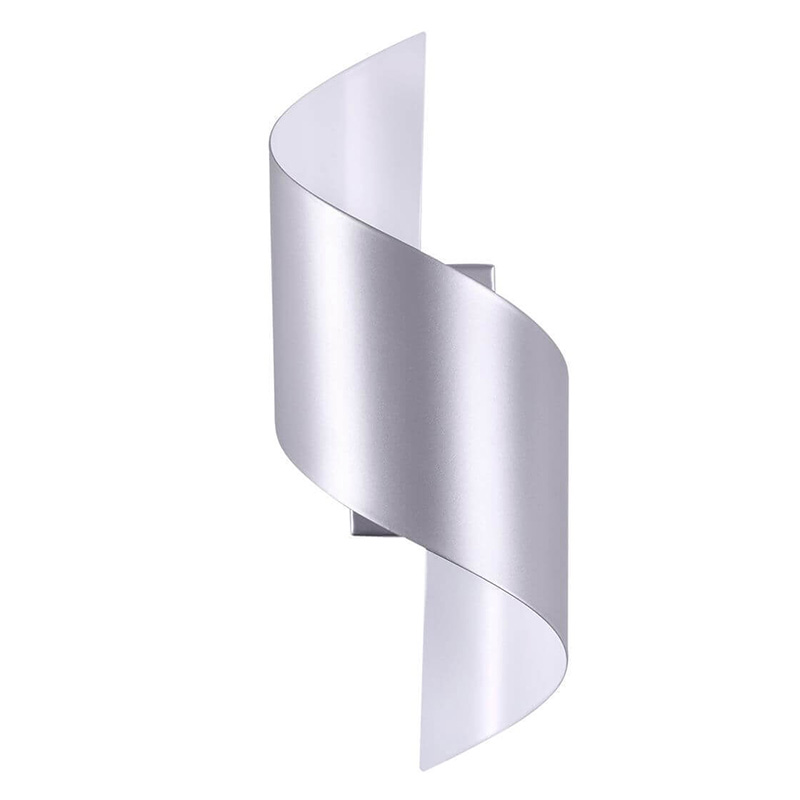 Бра Silver Locken Wall Lamp Серебряный Бра Silver Locken Wall Lamp Серебряный в Липецке | Loft Concept