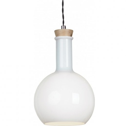 Подвесной светильник Glass Bottle Light 3 Белый в Липецке | Loft Concept 