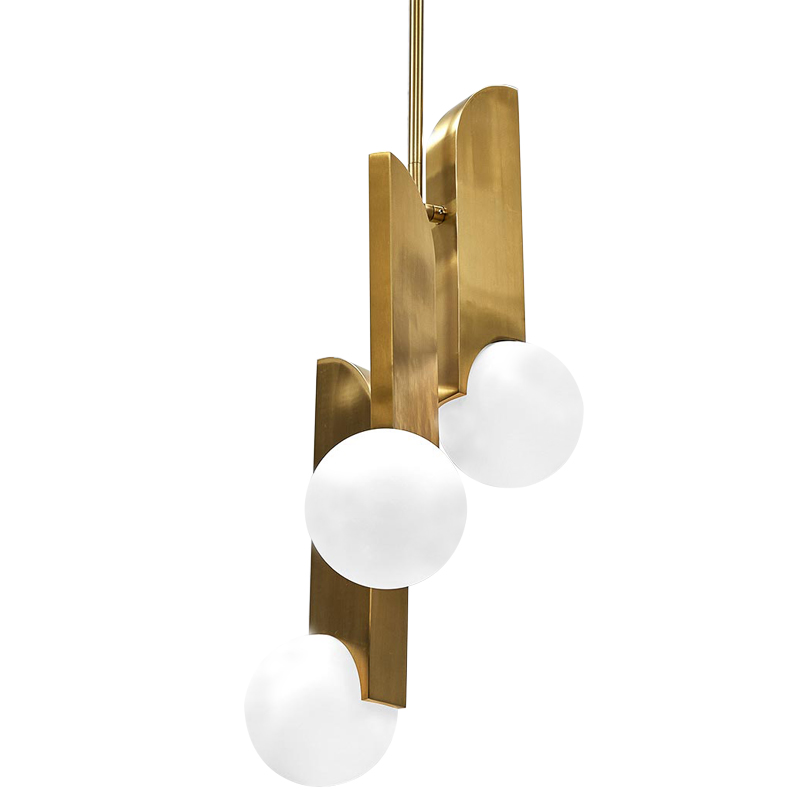 Подвесной светильник Harvir Hanging Lamp Золотой Белый Подвесной светильник Harvir Hanging Lamp Золотой Белый в Липецке | Loft Concept