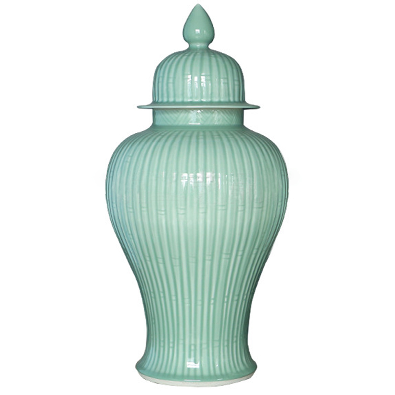 Ваза с крышкой Fresh Mint Vase Бирюзовый Ваза с крышкой Fresh Mint Vase Бирюзовый в Липецке | Loft Concept