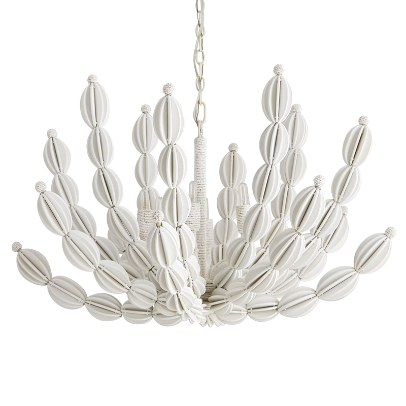 Люстра Arteriors INDI CHANDELIER Белый Люстра Arteriors INDI CHANDELIER Белый в Липецке | Loft Concept