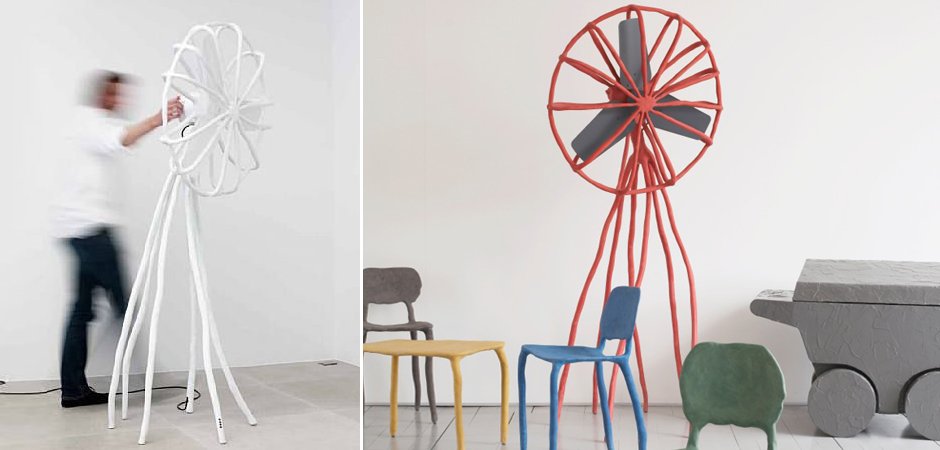 Торшер Clay Fan Medium Maarten Baas Торшер Clay Fan Medium Maarten Baas - Loft-Concept в Липецке