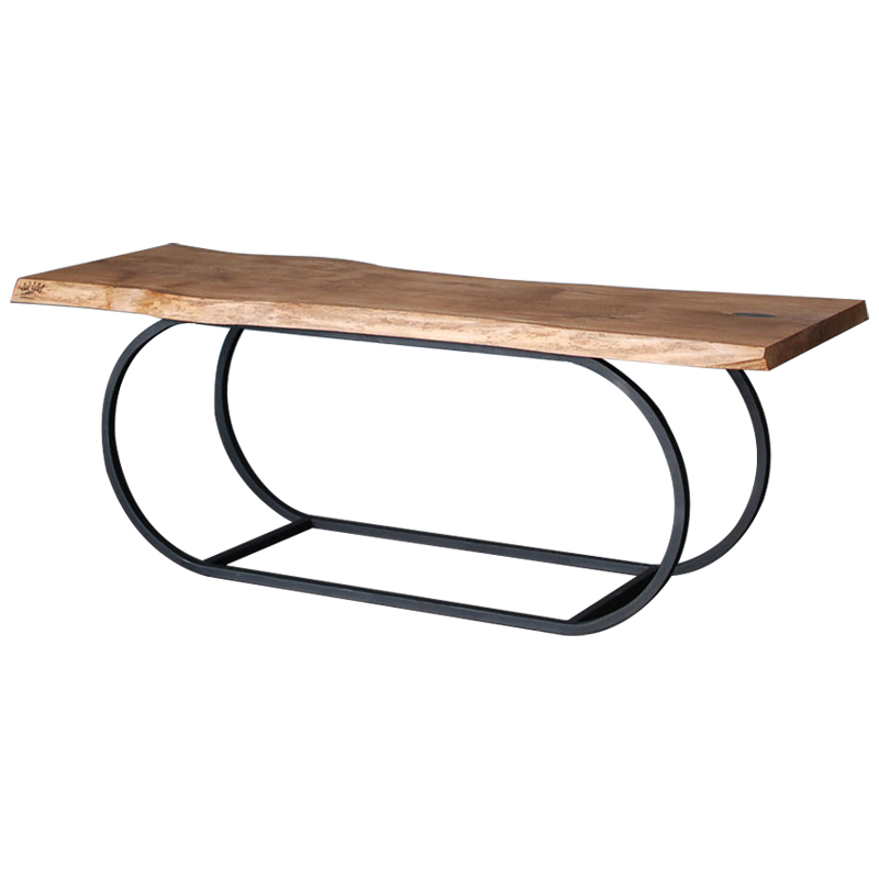 Кофейный стол Rhydian Industrial Metal Rust Coffee Table Светлый дуб Черный Кофейный стол Rhydian Industrial Metal Rust Coffee Table Светлый дуб Черный в Липецке | Loft Concept