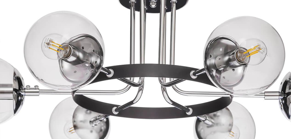 Потолочный светильник Transparent Balls Loft Ceiling Потолочный светильник Transparent Balls Loft Ceiling - Loft-Concept в Липецке