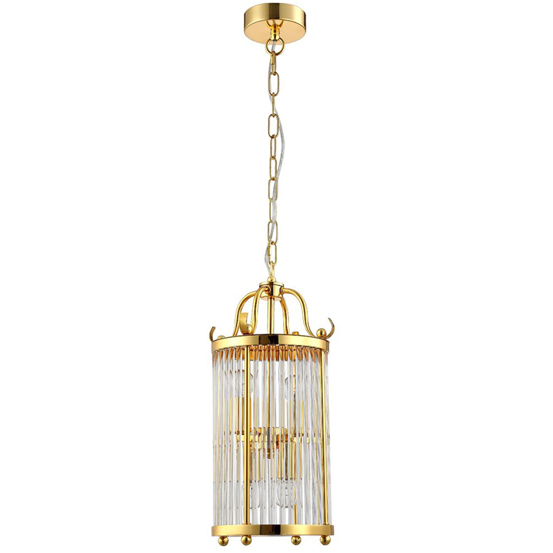 Подвесной светильник Gorden Gold Hanging Lamp Золотой Прозрачное Стекло Подвесной светильник Gorden Gold Hanging Lamp Золотой Прозрачное Стекло в Липецке | Loft Concept