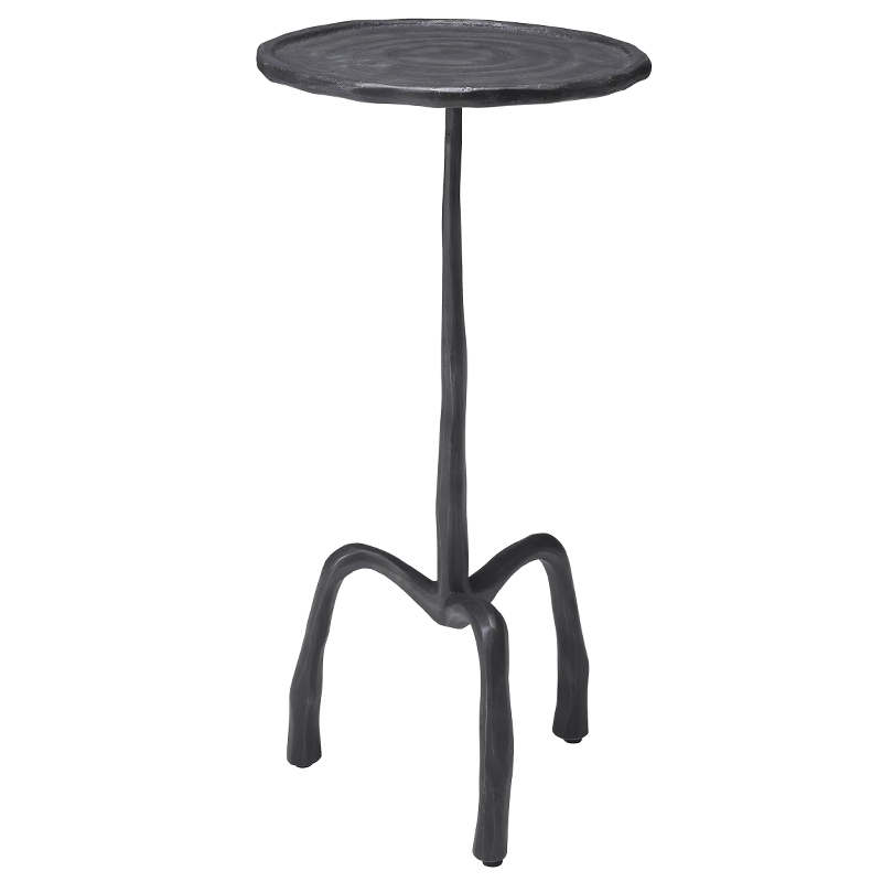 Приставной стол Eichholtz Side Table Kubu L Темная бронза Черный Приставной стол Eichholtz Side Table Kubu L Темная бронза Черный в Липецке | Loft Concept