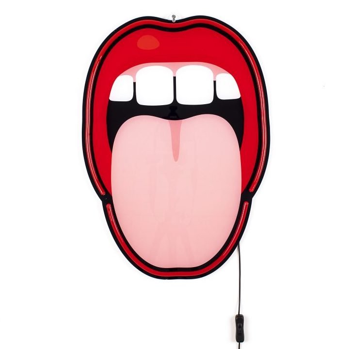 Бра Seletti Led Lamp Tongue Красный Бра Seletti Led Lamp Tongue Красный в Липецке | Loft Concept