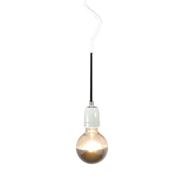 Подвесной светильник Spinner Bulb White Белый Подвесной светильник Spinner Bulb White Белый в Липецке | Loft Concept