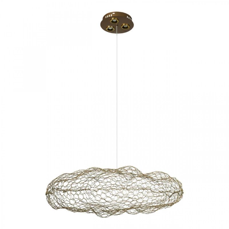 Светодиодная Люстра Золотая Сеть LED Cloud Gold Золотой Светодиодная Люстра Золотая Сеть LED Cloud Gold Золотой в Липецке | Loft Concept