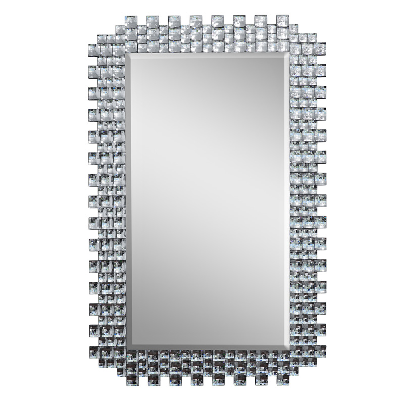 Зеркало Lasre Glitter Squares Mirror Зеркало Lasre Glitter Squares Mirror в Липецке | Loft Concept