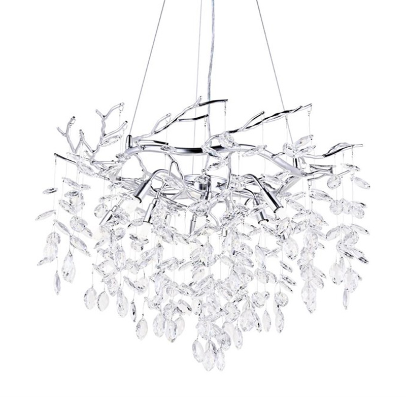 Люстра Floes Silver Хрустальная Серебряный Люстра Floes Silver Хрустальная Серебряный в Липецке | Loft Concept