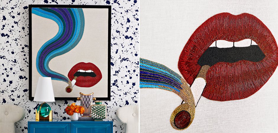 Smolder Beaded Wall Art панно из бисера Smolder Beaded Wall Art панно из бисера - Loft-Concept в Липецке