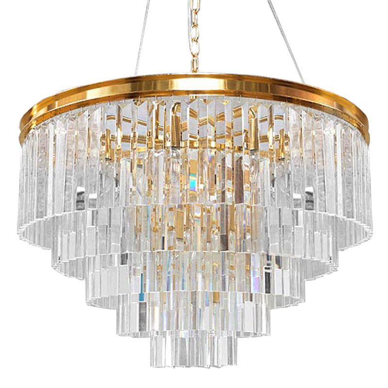 Люстра RH Odeon Chandelier Five Gold 80 Прозрачное Стекло Золотой Люстра RH Odeon Chandelier Five Gold 80 Прозрачное Стекло Золотой в Липецке | Loft Concept