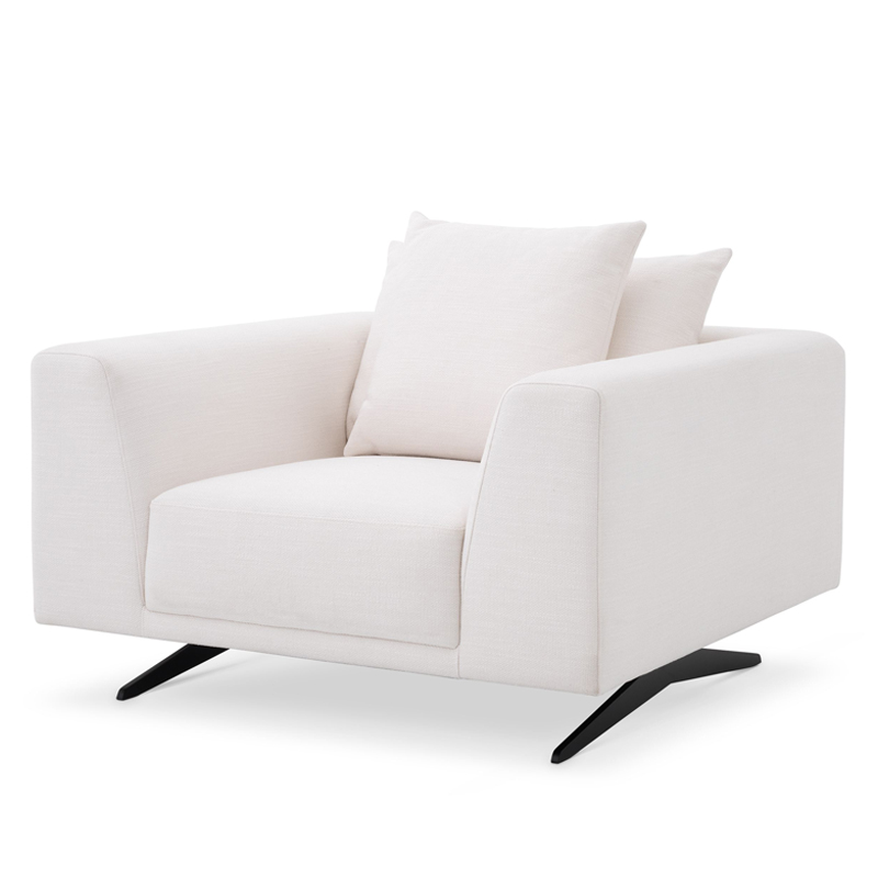 Кресло Eichholtz Chair Endless white Белый Темная бронза Кресло Eichholtz Chair Endless white Белый Темная бронза в Липецке | Loft Concept