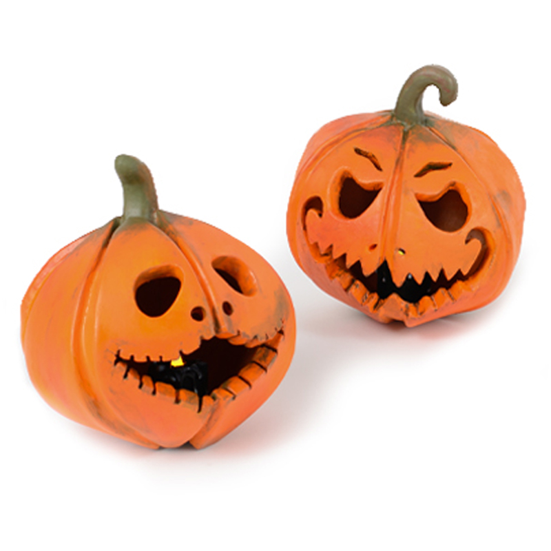 Аксессуар для Хэллоуина Two Pumpkins set 1 Оранжевый Зеленый Аксессуар для Хэллоуина Two Pumpkins set 1 Оранжевый Зеленый в Липецке | Loft Concept