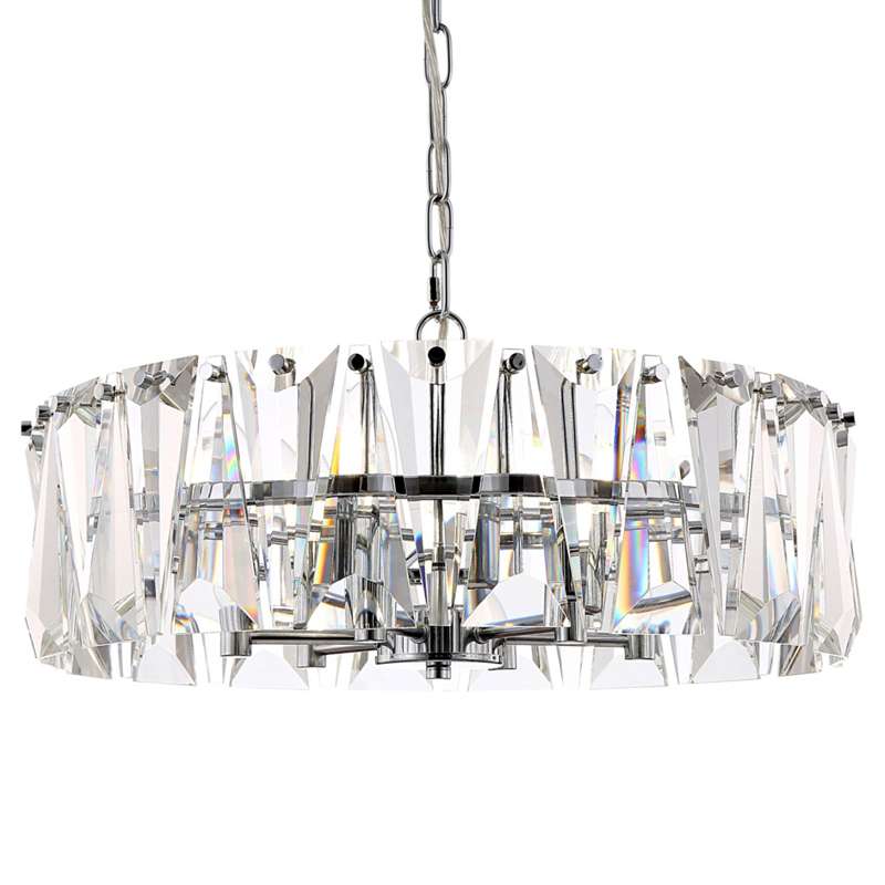 Люстра Ruby Crystal Chandelier Chrome 53 Хром Прозрачное Стекло Люстра Ruby Crystal Chandelier Chrome 53 Хром Прозрачное Стекло в Липецке | Loft Concept