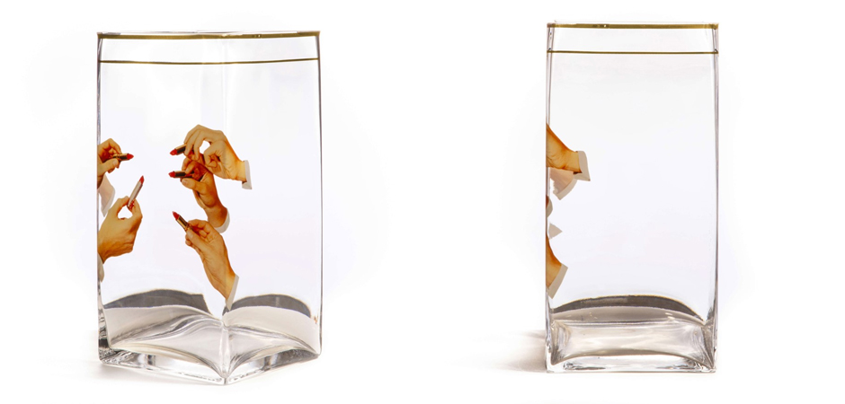 Ваза Glass vase big Lipstick Ваза Glass vase big Lipstick - Loft-Concept в Липецке