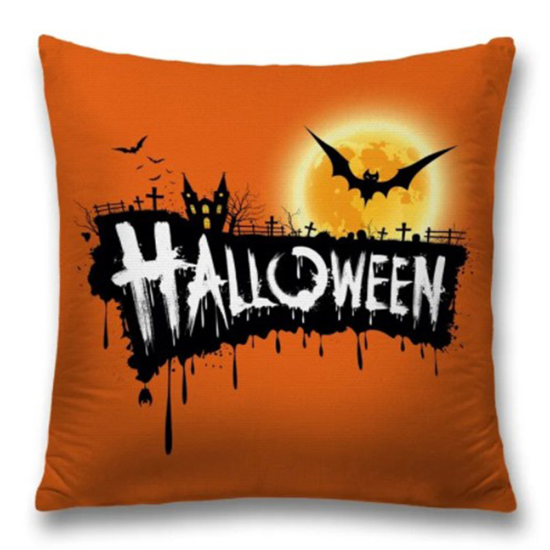 Подушка Halloween Оранжевый Черный Подушка Halloween Оранжевый Черный в Липецке | Loft Concept