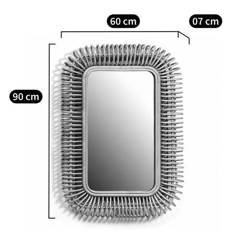 Зеркало из ротанга WICKER MIRROR Зеркало из ротанга WICKER MIRROR в Липецке
