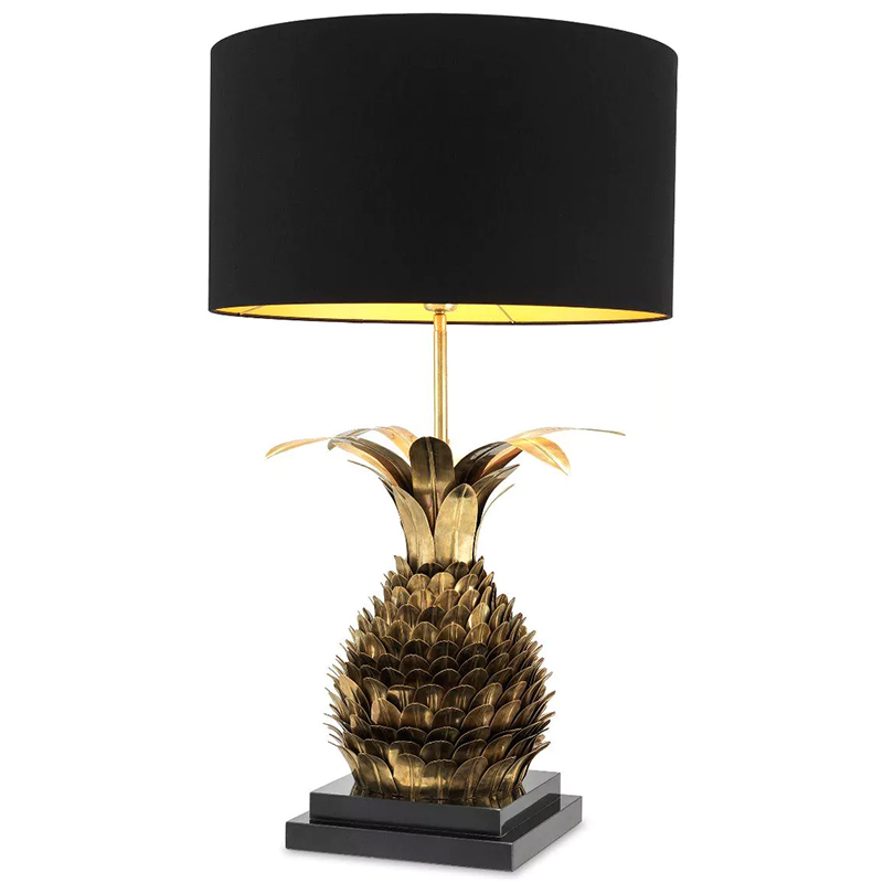 Настольная лампа Eichholtz Table Lamp Ananas Черный Латунь Винтажная латунь Настольная лампа Eichholtz Table Lamp Ananas Черный Латунь Винтажная латунь в Липецке | Loft Concept