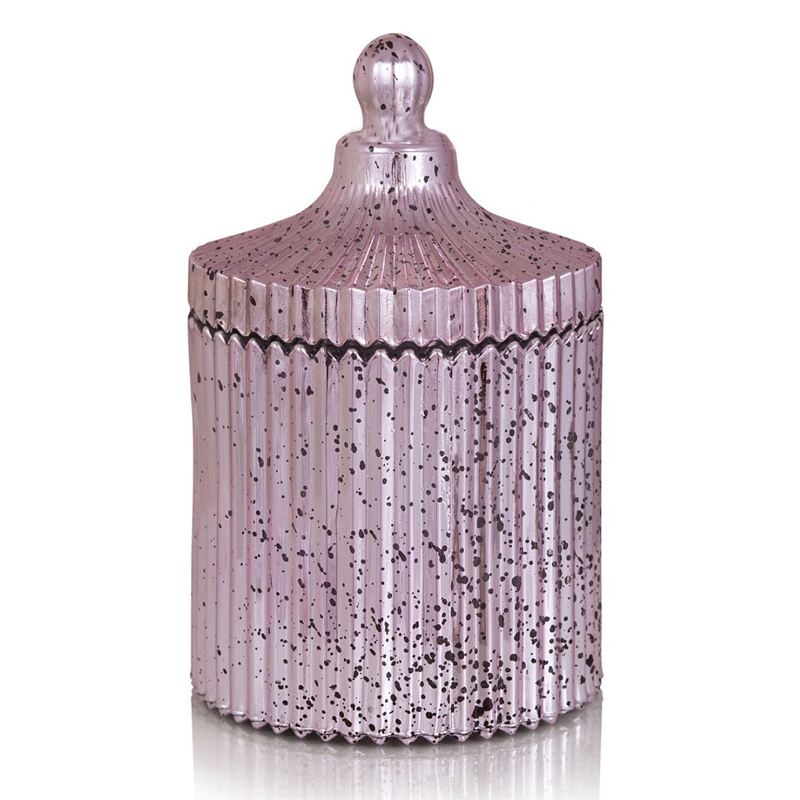 Ваза Glass Vessel With Lid розовая Розовый Ваза Glass Vessel With Lid розовая Розовый в Липецке | Loft Concept