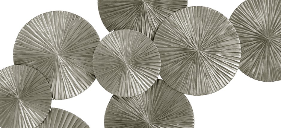 Арт-объект Apollo Silver Wall Plaque Disc Арт-объект Apollo Silver Wall Plaque Disc - Loft-Concept в Липецке