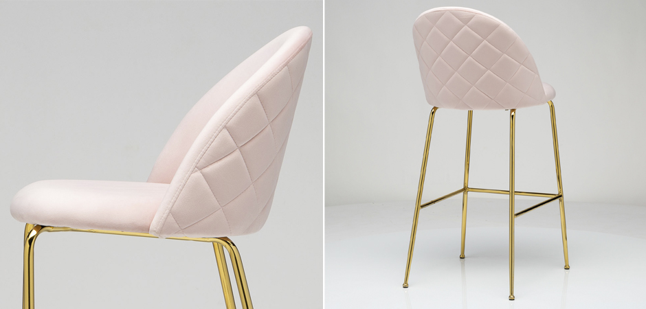 Барный стул Vendramin Bar Stool pink Барный стул Vendramin Bar Stool pink - Loft-Concept в Липецке