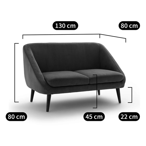 Двухместный диван с обивкой из велюра Belanger Sofa Двухместный диван с обивкой из велюра Belanger Sofa в Липецке