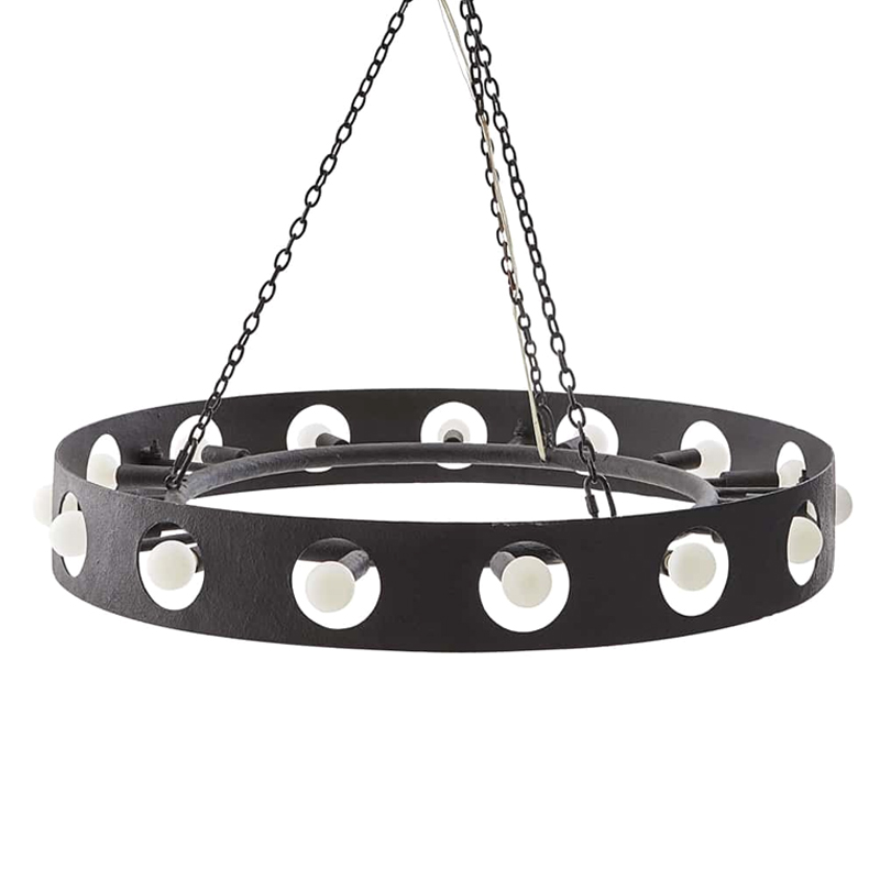 Люстра Arteriors REDONDO CHANDELIER Черный Люстра Arteriors REDONDO CHANDELIER Черный в Липецке | Loft Concept