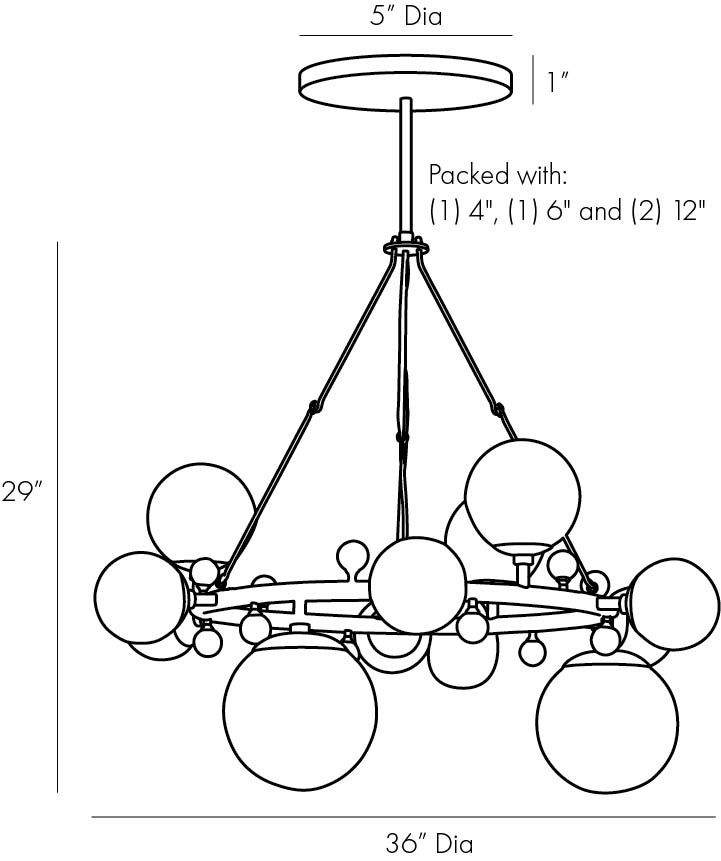 Люстра Arteriors TROON ROUND CHANDELIER Люстра Arteriors TROON ROUND CHANDELIER в Липецке