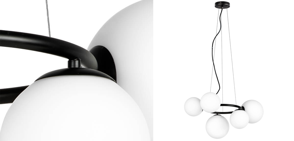Люстра Bubbles on Ring Chandelier Black Люстра Bubbles on Ring Chandelier Black - Loft-Concept в Липецке