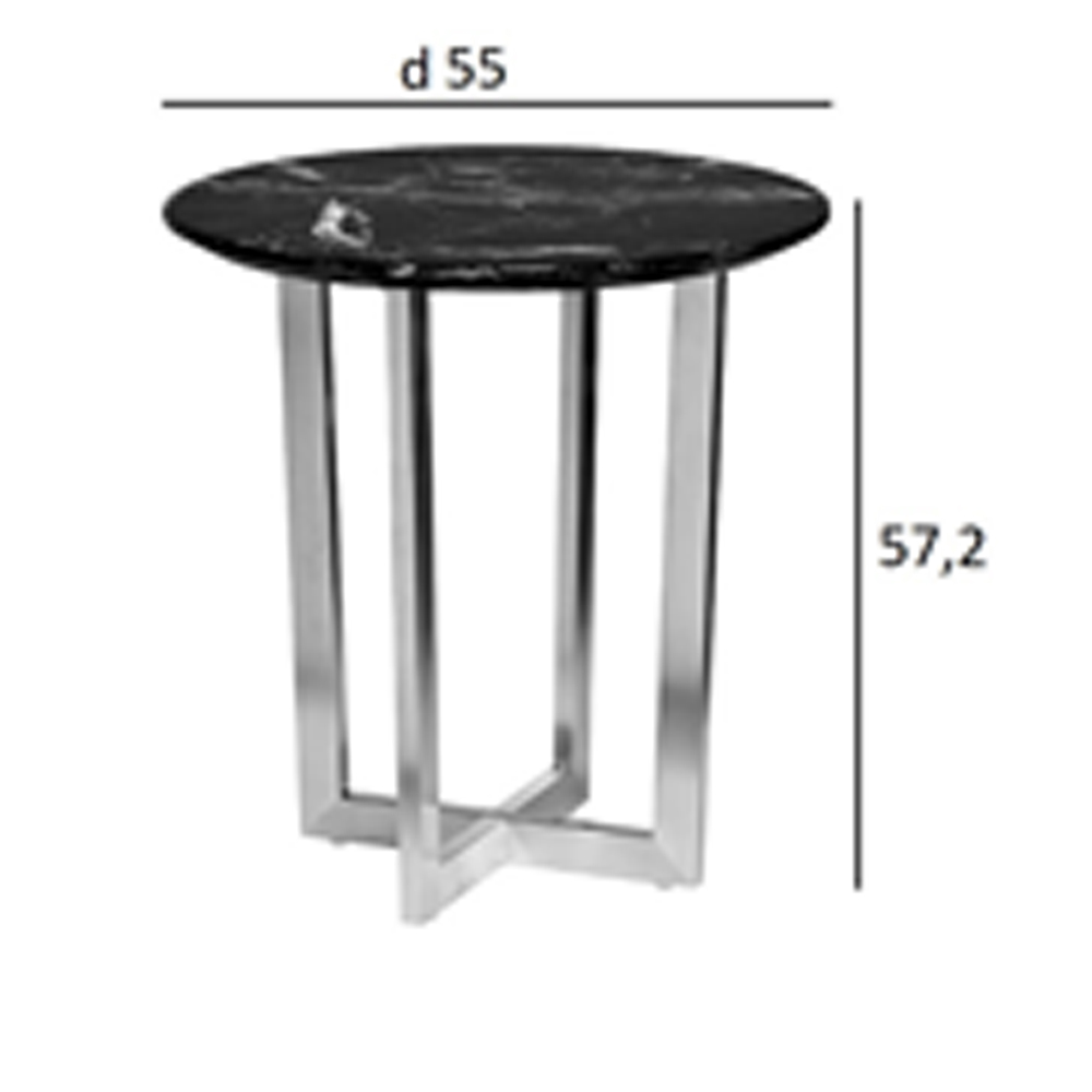 Столик журнальный круглый с белый столешницей Marsali Coffee Table Столик журнальный круглый с белый столешницей Marsali Coffee Table в Липецке