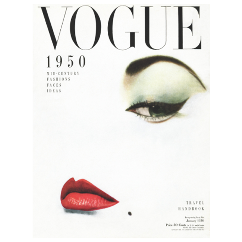 Постер Vogue Cover 1950 January  в Липецке | Loft Concept 