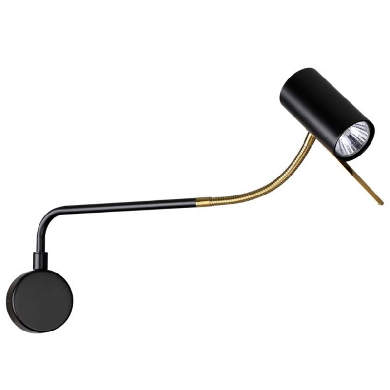 Гибкое бра Trumpet Wall Lamp Брозна Бронза Черный Гибкое бра Trumpet Wall Lamp Брозна Бронза Черный в Липецке | Loft Concept