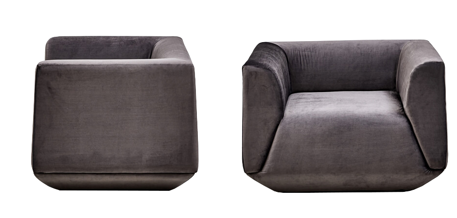 Armchair Cube Gray Lilac Большое Кресло Куб Armchair Cube Gray Lilac Большое Кресло Куб - Loft-Concept в Липецке