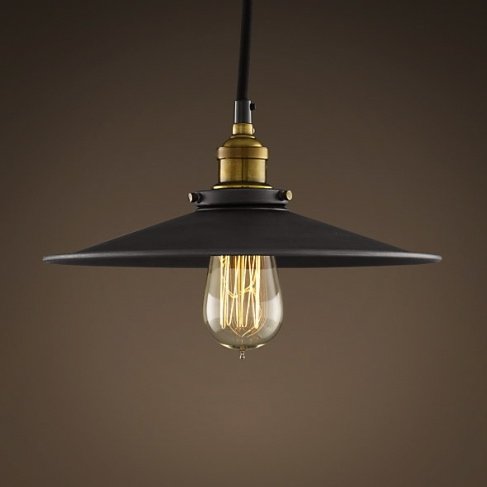Подвесной светильник Loft Cone Pendant 30 Черный Подвесной светильник Loft Cone Pendant 30 Черный в Липецке | Loft Concept