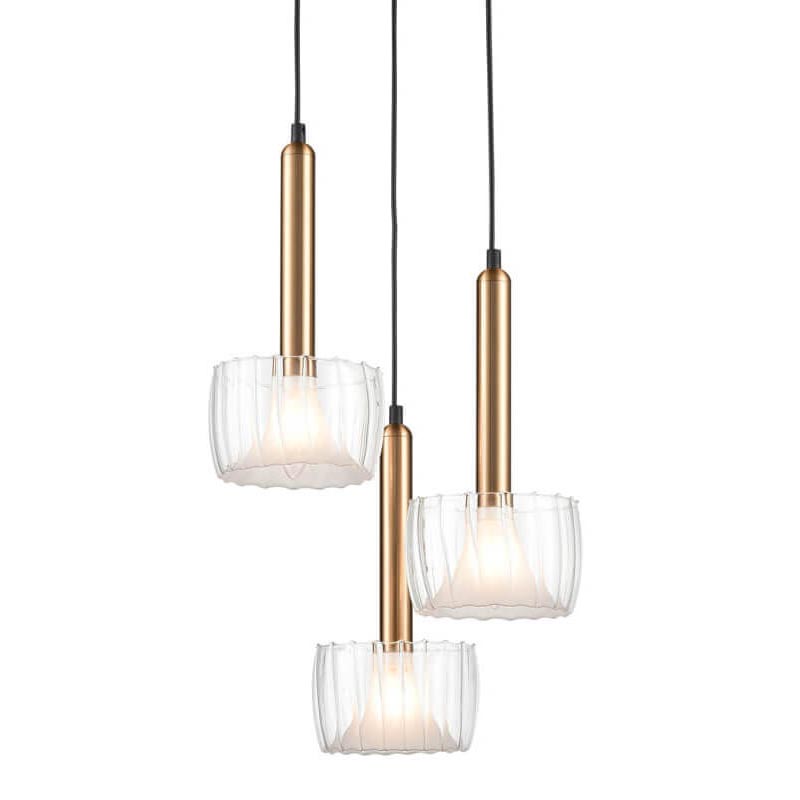 Люстра Willa Chandelier Черный Прозрачный Люстра Willa Chandelier Черный Прозрачный в Липецке | Loft Concept