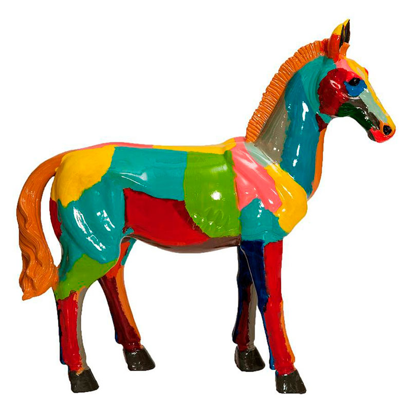 Фигурка керамика лошадь разноцветная Colored Horse Мульти Фигурка керамика лошадь разноцветная Colored Horse Мульти в Липецке | Loft Concept