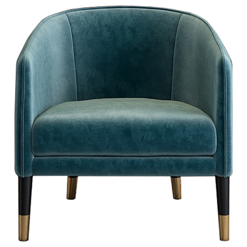 Кресло Elliott Chair Бирюзовый Черный Кресло Elliott Chair Бирюзовый Черный в Липецке | Loft Concept
