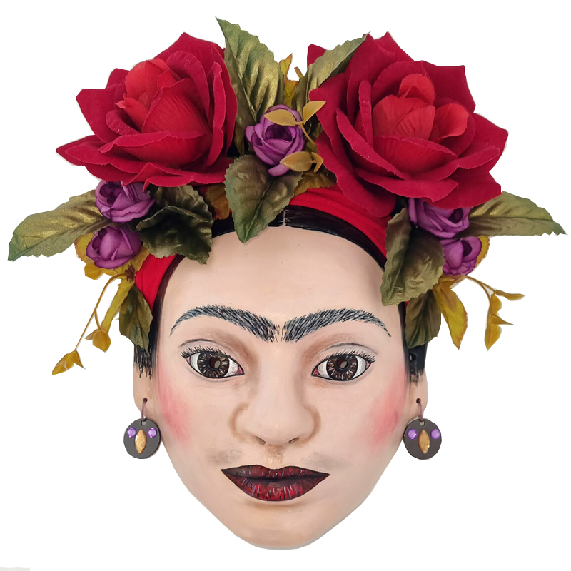 Дизайнерская Маска Frida Kahlo Красный Дизайнерская Маска Frida Kahlo Красный в Липецке | Loft Concept