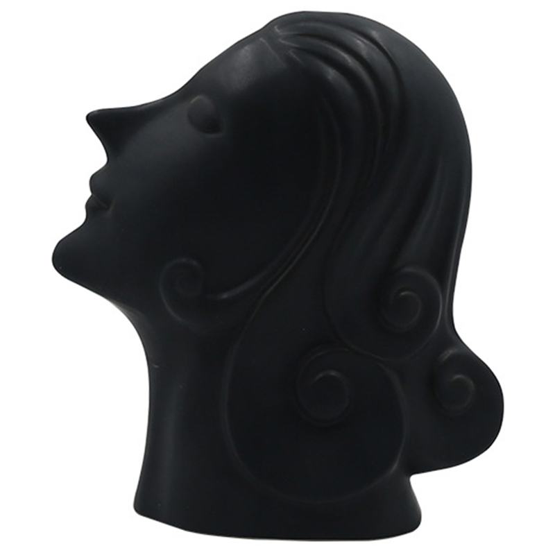 Статуэтка Side Profile Black Statuette Черный Статуэтка Side Profile Black Statuette Черный в Липецке | Loft Concept